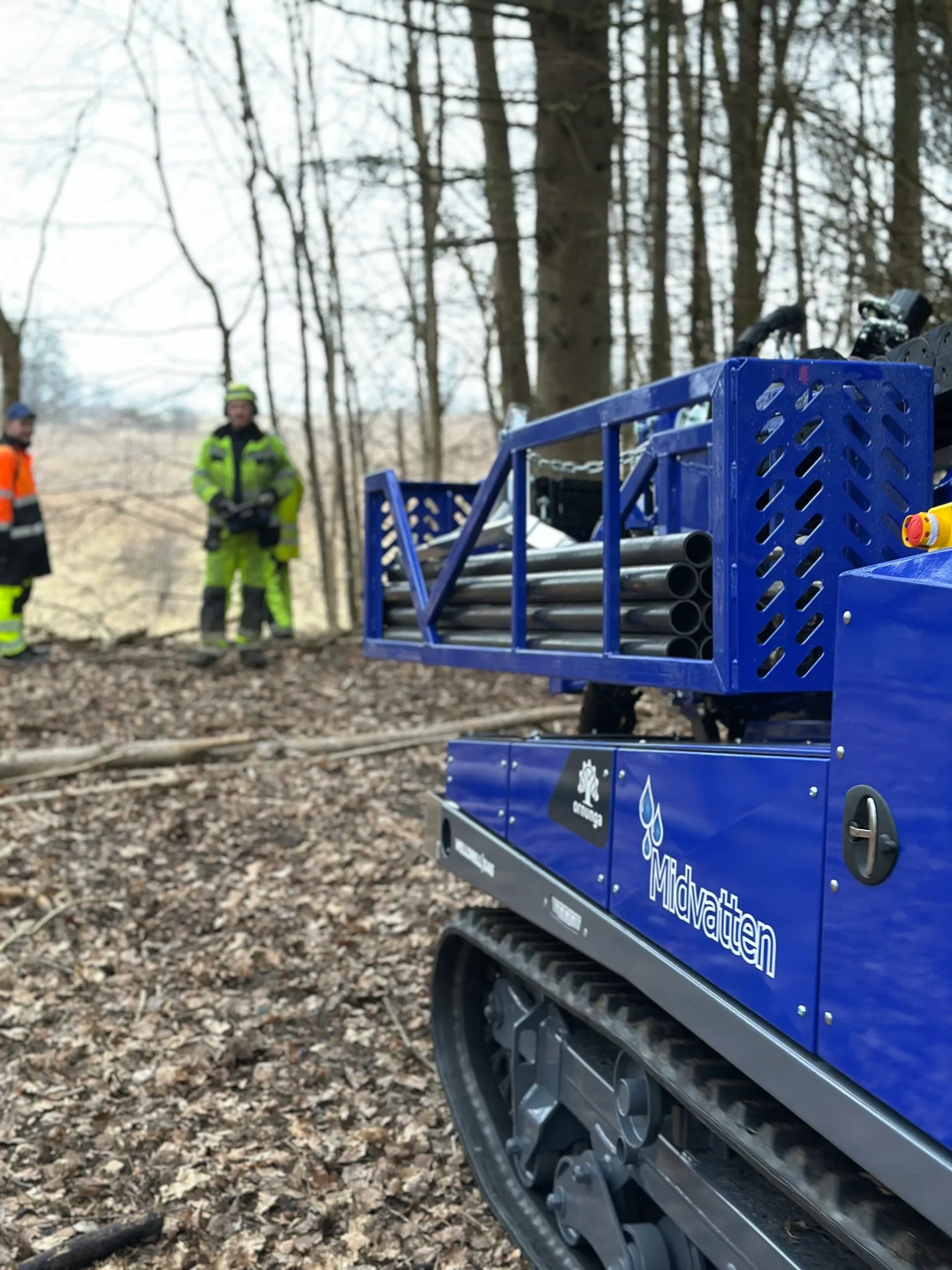 Midvattens nya borrvagn nu i drift!