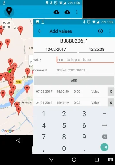 Fältarbete med mätutrustning